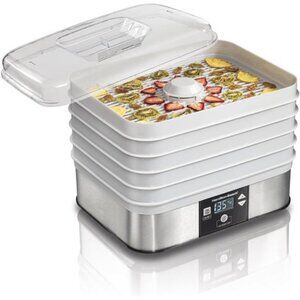 Beach Digital Food Dehydrator for Fruit and Jerky, Vegetables and More, 5 Trays